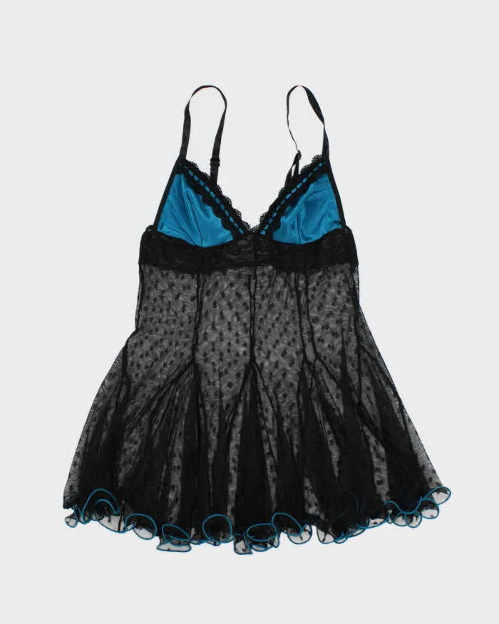 Vintage Y2k 00s Escante Polka Dot Mesh Cami - XS sold by Rokit