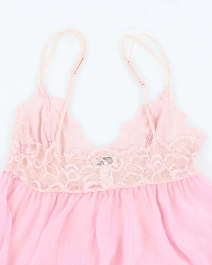 Vintage Y2k 00s La Senza Pleated Mesh Top - S sold by Rokit product image thumbnail 4