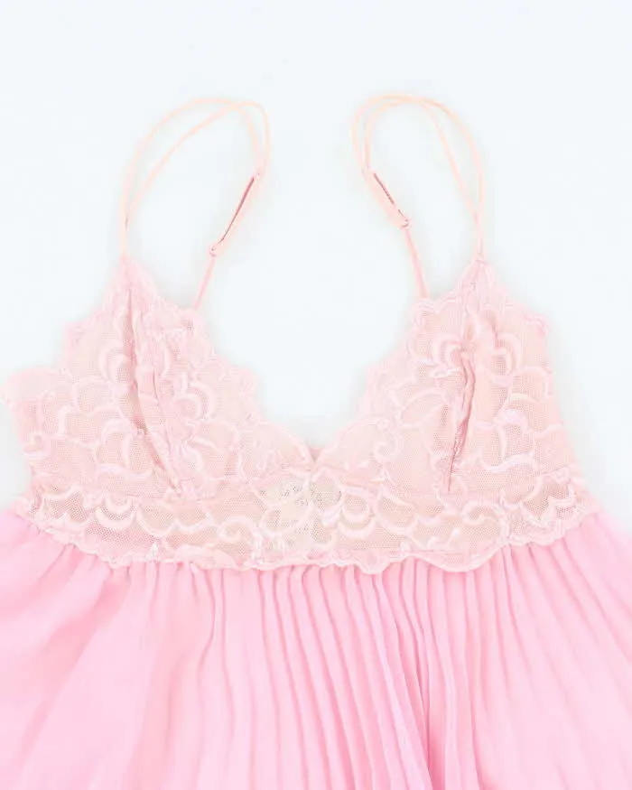 Vintage Y2k 00s La Senza Pleated Mesh Top - S sold by Rokit product image thumbnail 3