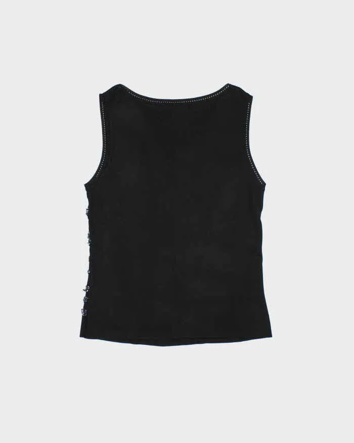 Vintage 90s Beaded Sequin Knit Top - M sold by Rokit product image thumbnail 2