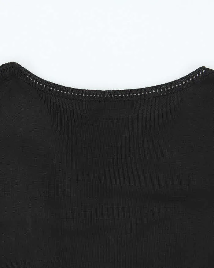 Vintage 90s Beaded Sequin Knit Top - M sold by Rokit product image thumbnail 5