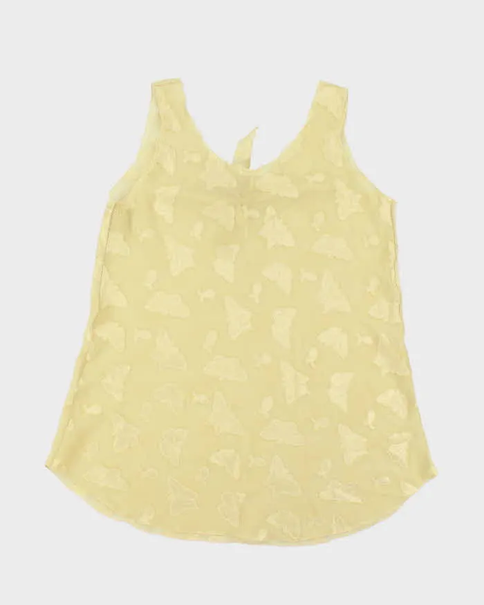 Vintage Y2k 00s Jessica Yellow Mesh Dress - XL sold by Rokit product image thumbnail 2