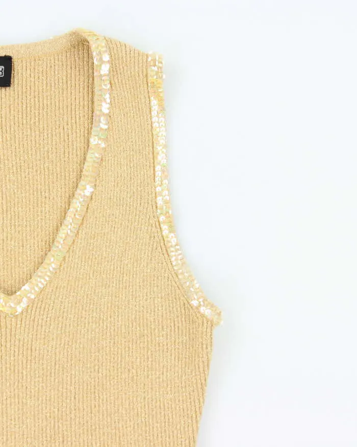 Vintage 90s Jacob Sequin Knit Top - S sold by Rokit product image thumbnail 4