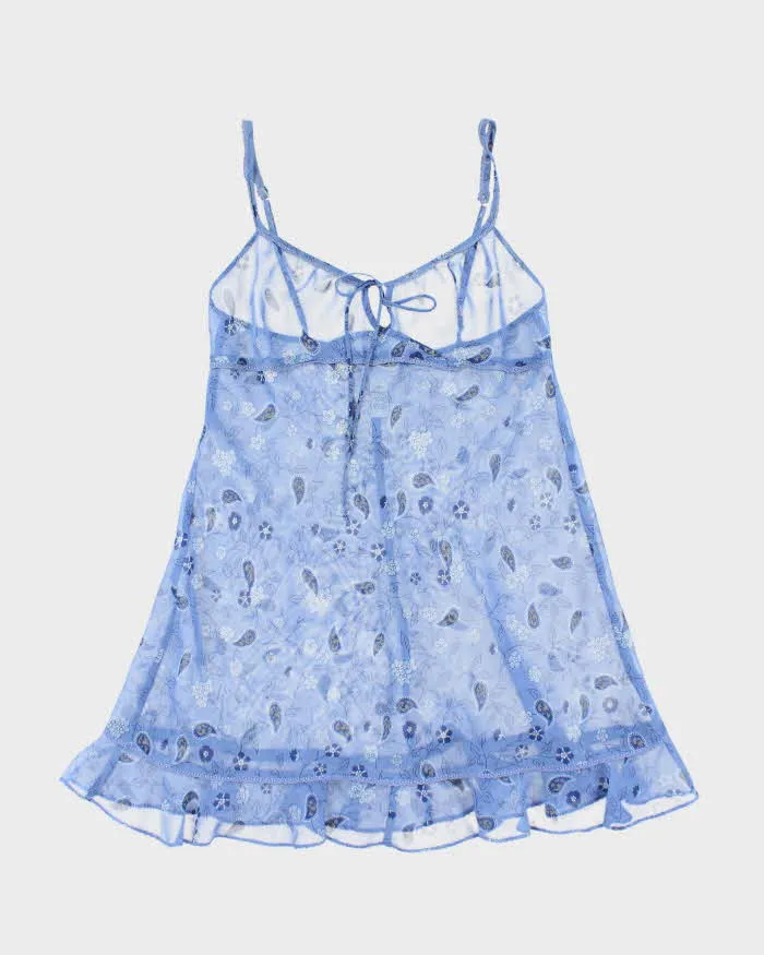 Vintage Y2k 00s La Senza Mesh Slip Dress - S sold by Rokit