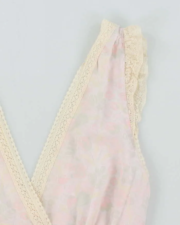 Vintage 00s Le Fou Floral Silk Top - M sold by Rokit product image thumbnail 3