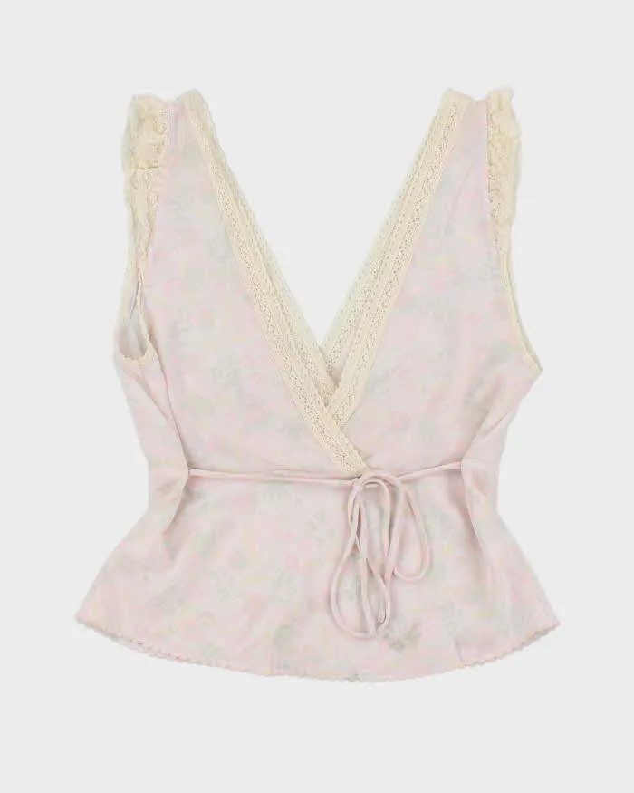 Vintage 00s Le Fou Floral Silk Top - M sold by Rokit product image thumbnail 2