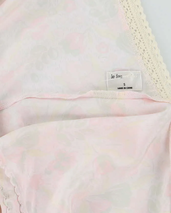 Vintage 00s Le Fou Floral Silk Top - M sold by Rokit product image thumbnail 5