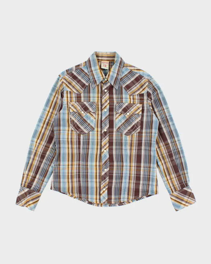 Vintage Y2k 00s True Religion Western Snap Button Shirt - S sold by Rokit