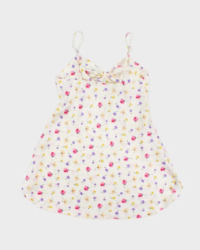 Vintage 90s Versailles Floral Satin Dress - S sold by Rokit product image thumbnail 2