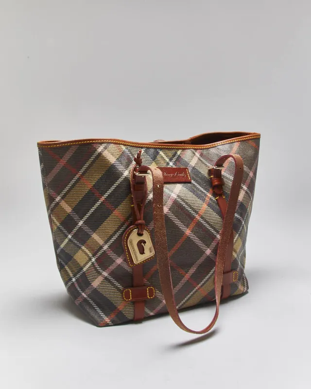 Vintage Dooney & Bourke Tartan Handbag sold by Rokit