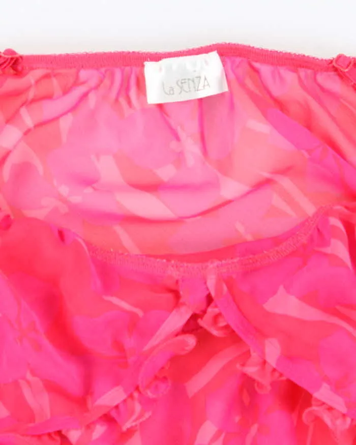 Vintage Y2k 00s La Senza Ruffle Mesh Cami - M sold by Rokit product image thumbnail 5