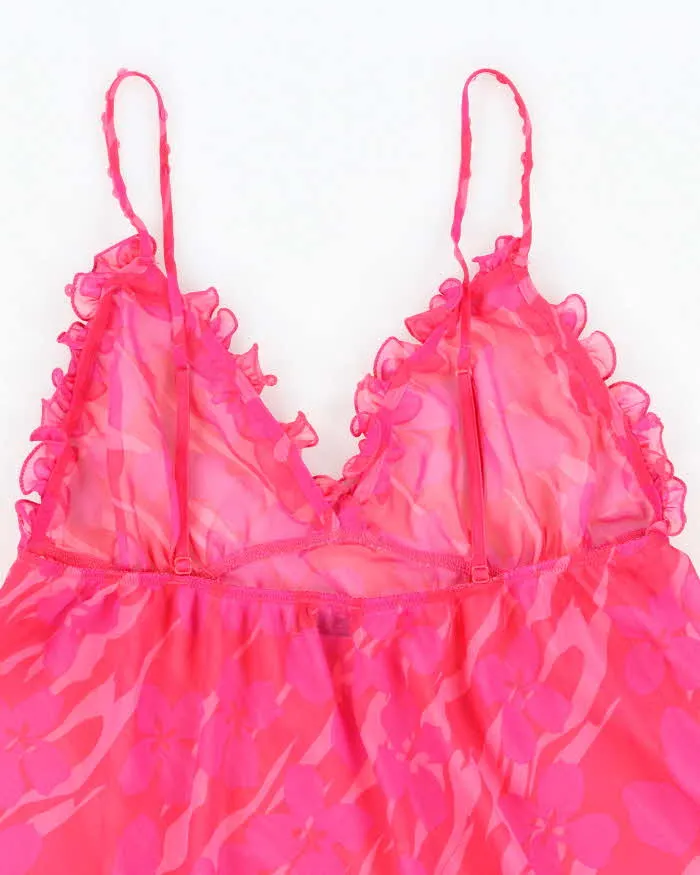 Vintage Y2k 00s La Senza Ruffle Mesh Cami - M sold by Rokit product image thumbnail 4