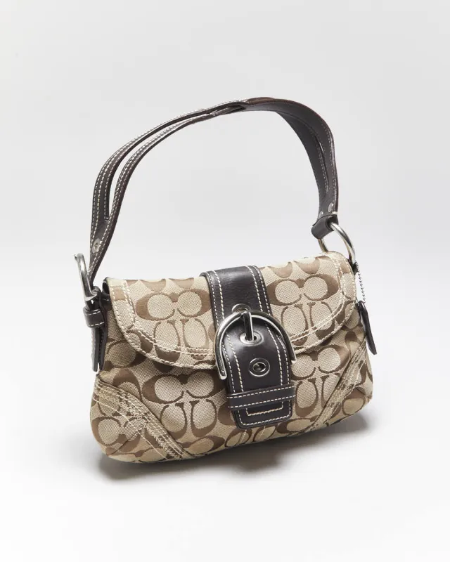 Vintage Y2k 00s Coach Monogram Handbag sold by Rokit