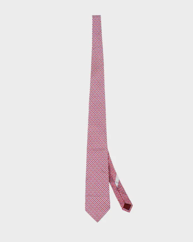 Vintage  Salvatroe Ferragamo Silk Tie made by Salvatore Ferragamo