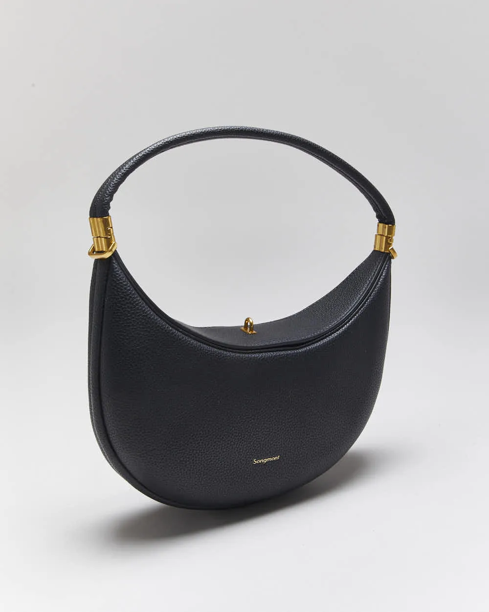 Songmont Black Leather Handbag sold by Rokit
