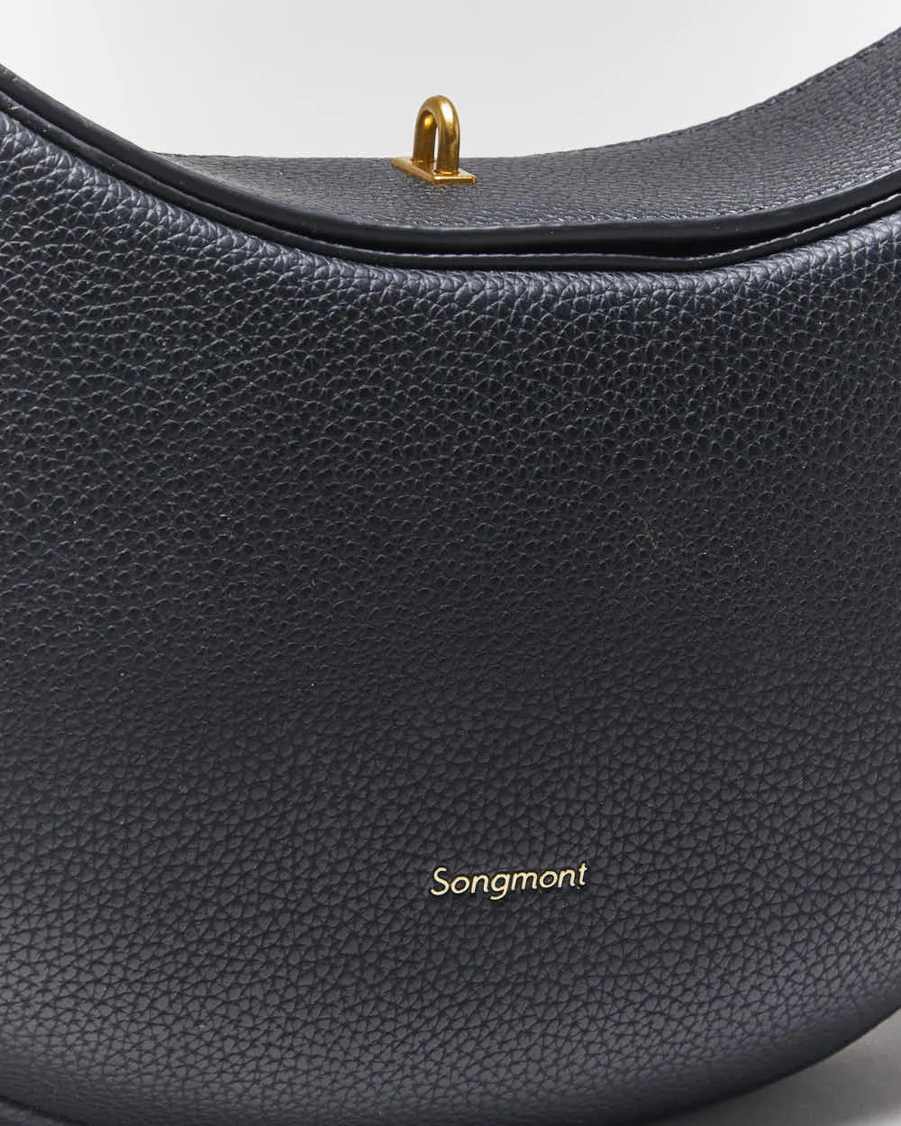 Songmont Black Leather Handbag sold by Rokit product image thumbnail 3