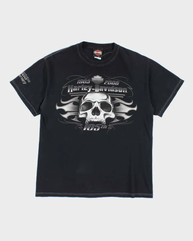 Vintage Y2k 00s Harley Davidson T-shirt - M sold by Rokit