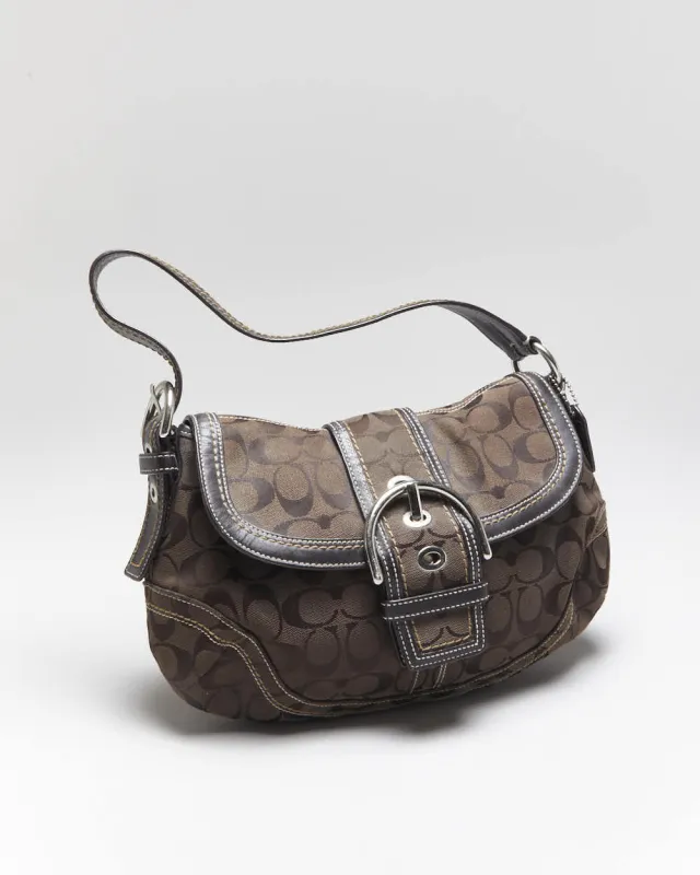 Vintage Y2k 00s Coach Monogram Handbag sold by Rokit