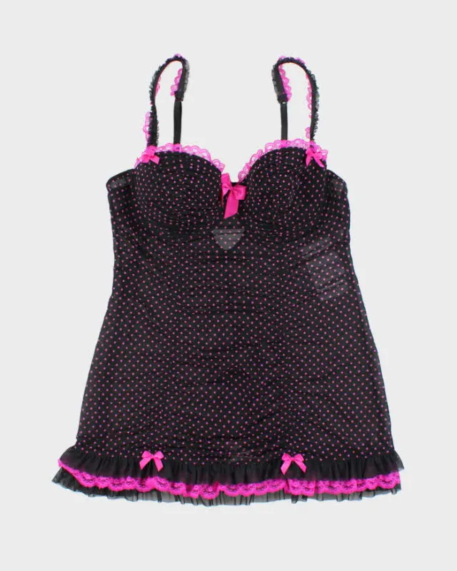 Vintage Y2k 00s La Senza Polka Dot Cami - M sold by Rokit