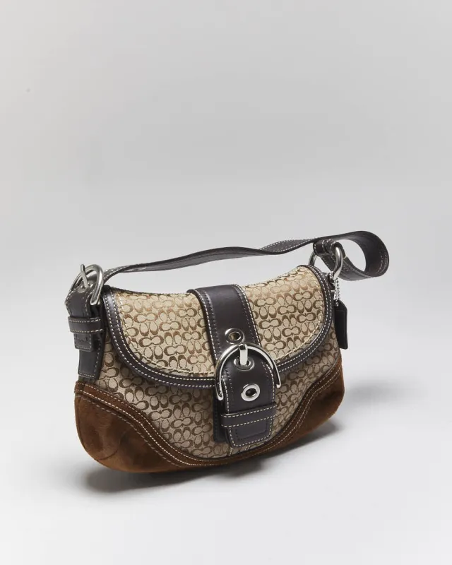 Vintage Y2k 00s Coach Monogram Mini Handbag sold by Rokit