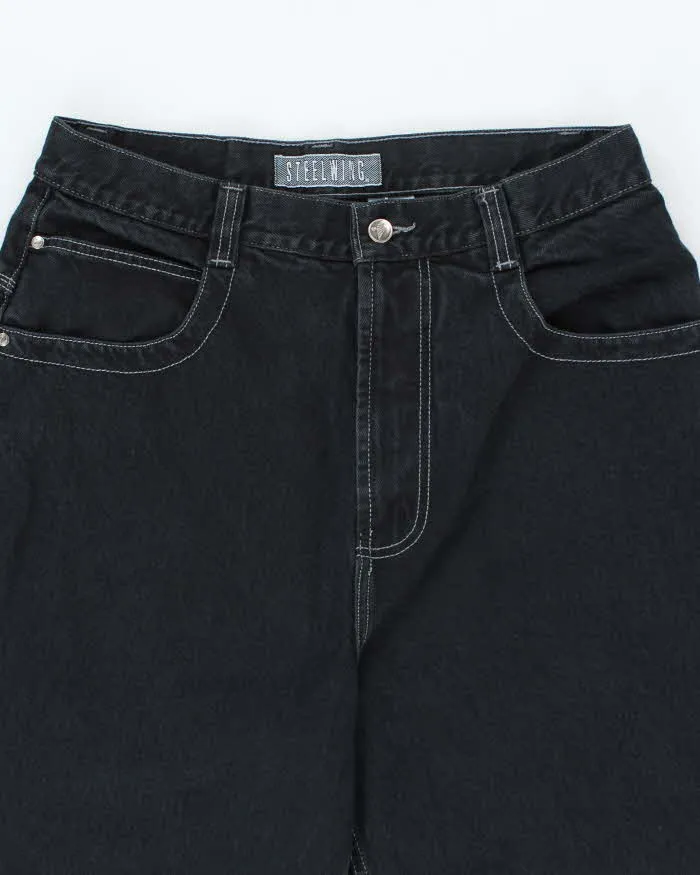 Vintage 90s Steelwing Wide Leg Jeans - W34 L32 sold by Rokit product image thumbnail 3
