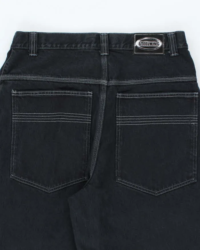 Vintage 90s Steelwing Wide Leg Jeans - W34 L32 sold by Rokit product image thumbnail 4