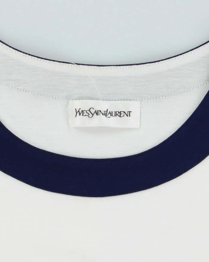 Vintage 2000's Yves Saint Laurent Small Crest T-Shirt - S sold by Rokit product image thumbnail 5