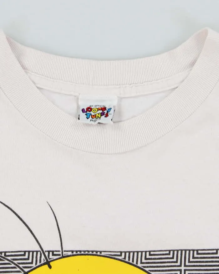 Vintage 90's Looney Tunes Tweety Oversized Graphic T-Shirt - XL sold by Rokit product image thumbnail 5