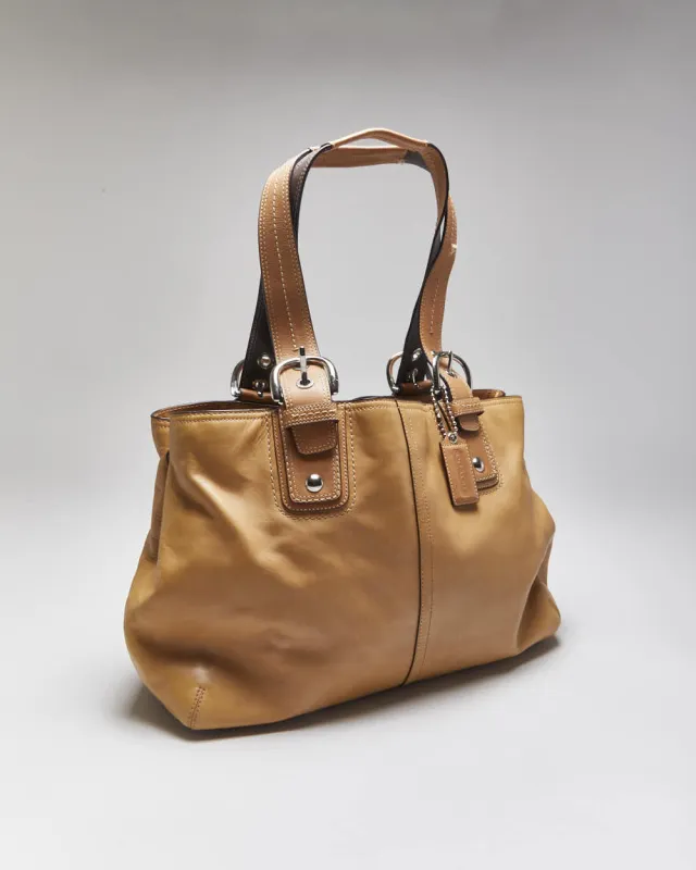 Vintage Y2k 00s Coach Leather Handbag sold by Rokit