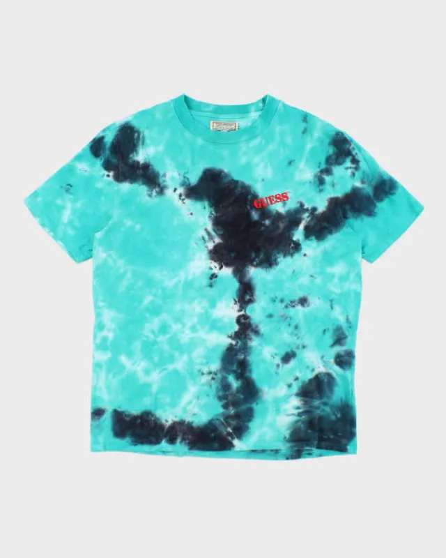 Vintage Y2k 00s Guess Oversized Tie-Dye T-shirt - M sold by Rokit