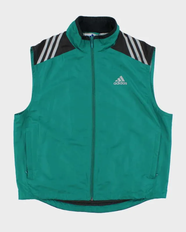 Vintage 90's Adidas Lightweight Gilet - L sold by Rokit
