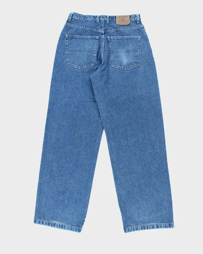 Vintage 2000's Shank Wide Leg Dark Wash Jeans - W30 L33 sold by Rokit product image thumbnail 2