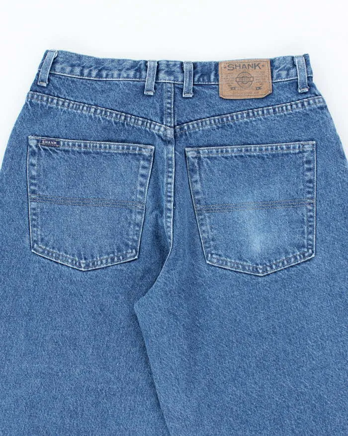 Vintage 2000's Shank Wide Leg Dark Wash Jeans - W30 L33 sold by Rokit product image thumbnail 4