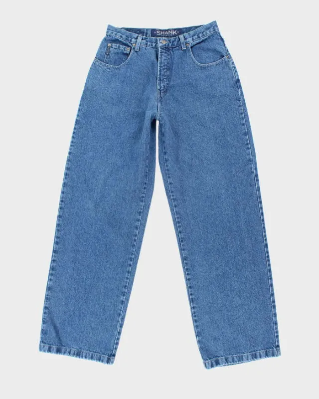 Vintage 2000's Shank Wide Leg Dark Wash Jeans - W30 L33 sold by Rokit
