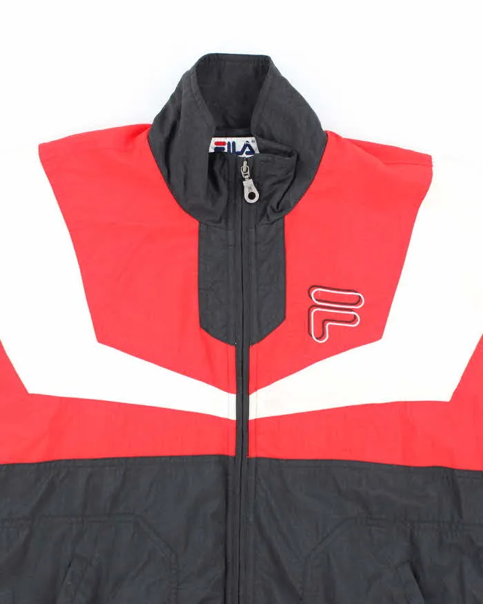 Vintage 2000's Fila Patterned Track Jacket - S sold by Rokit product image thumbnail 3