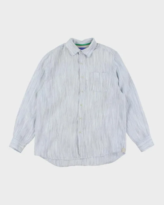 Vintage Tommy Bahama Linen Long Sleeve Shirt - L sold by Rokit