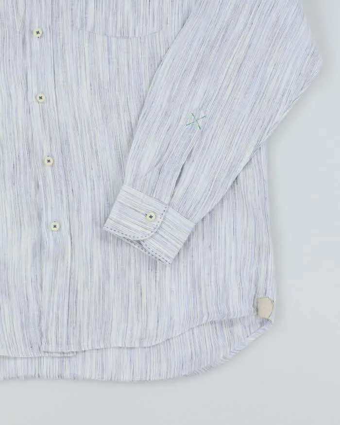 Vintage Tommy Bahama Linen Long Sleeve Shirt - L sold by Rokit product image thumbnail 4