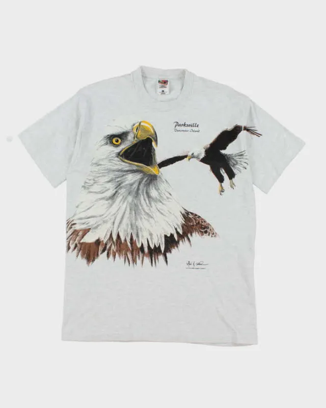 Vintage 90's Parksville Vancouver Eagle Graphic T-Shirt - L sold by Rokit
