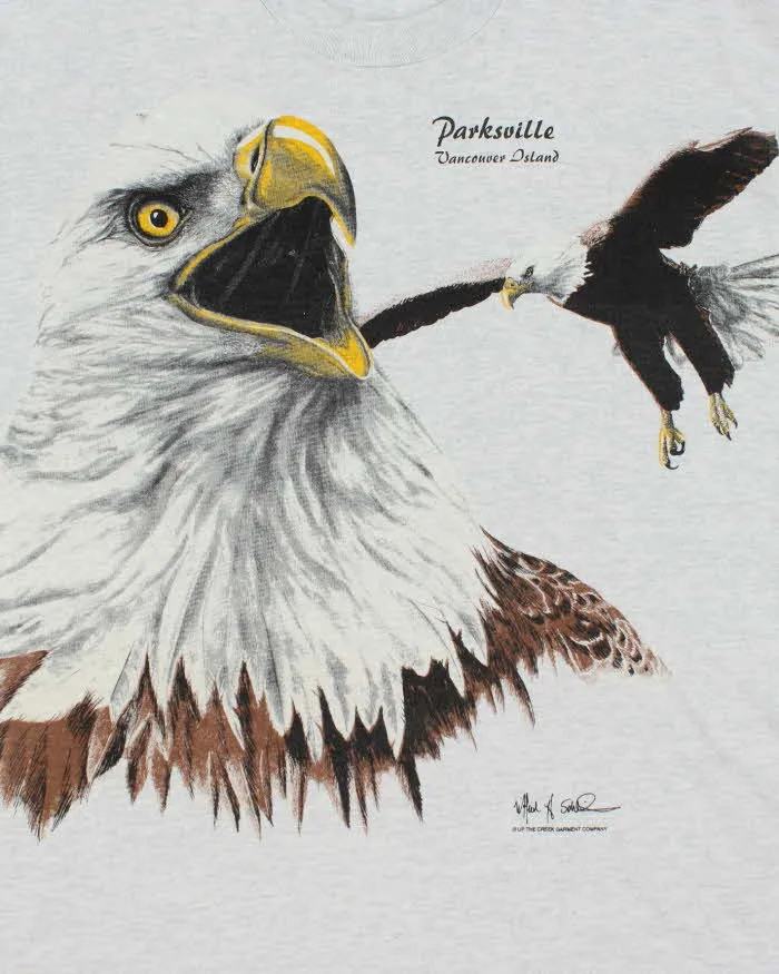 Vintage 90's Parksville Vancouver Eagle Graphic T-Shirt - L sold by Rokit product image thumbnail 3