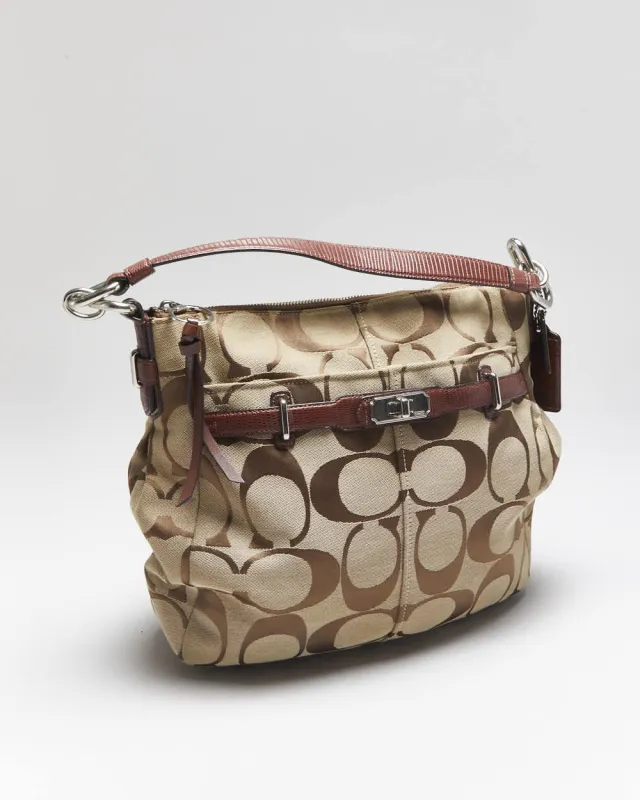 Vintage Y2k 00s Coach Monogram Handbag sold by Rokit