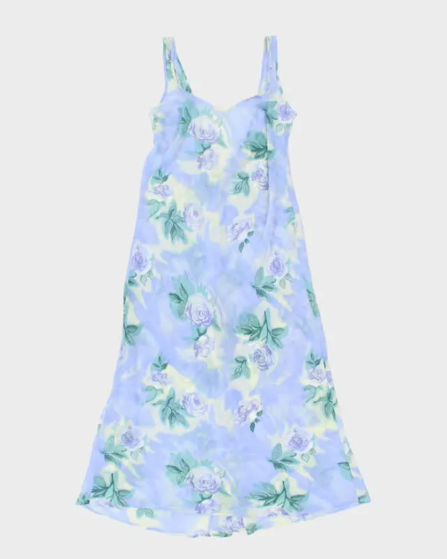 Vintage 90s La Senza Floral Sheer Dress - S sold by Rokit