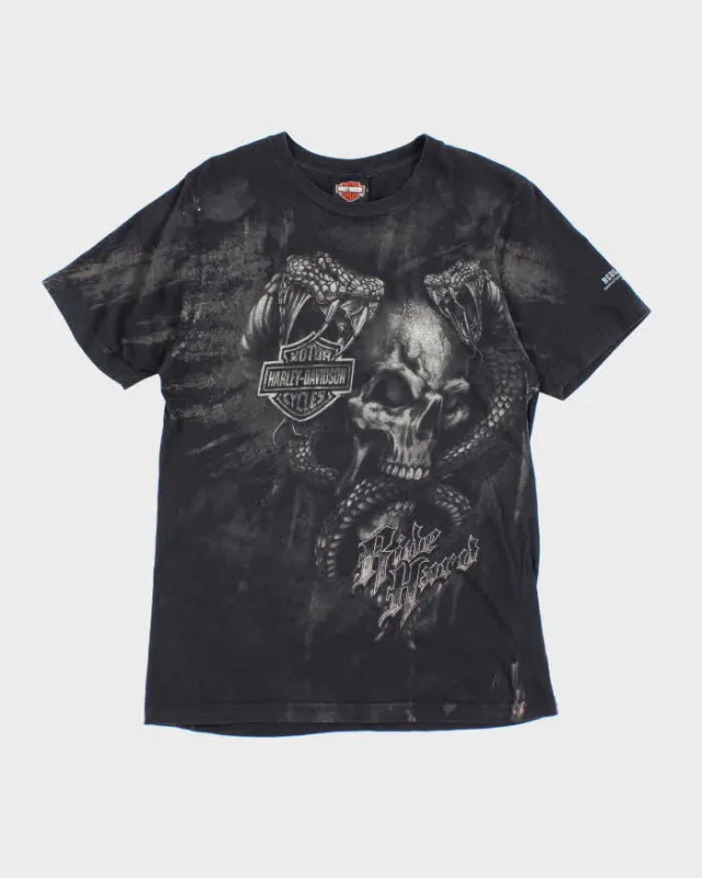 Vintage Y2k 00s Harley Davidson Graphic T-shirt - M sold by Rokit