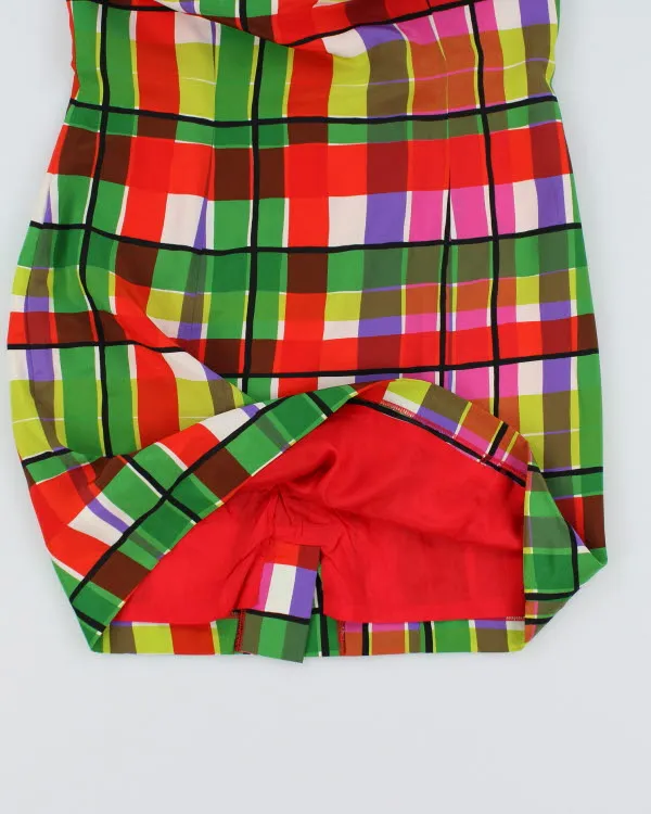 Vintage 90s Girazore Check Dress - M sold by Rokit product image thumbnail 4