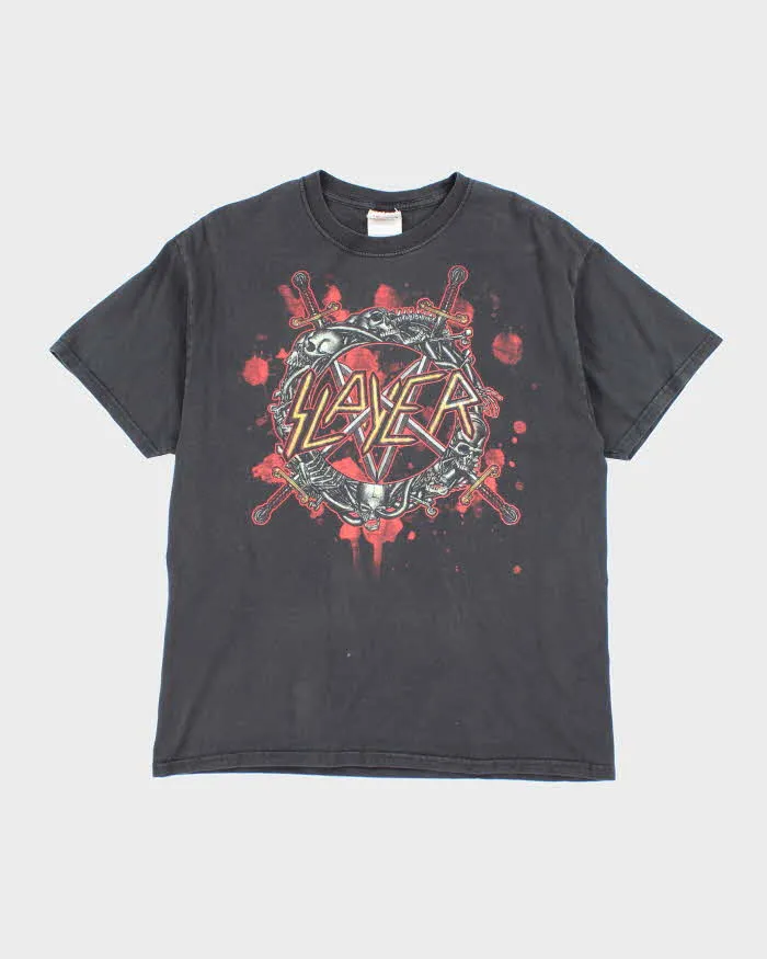 Vintage Slayer Bloody Emblem Graphic T-Shirt - L sold by Rokit