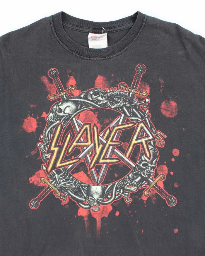 Vintage Slayer Bloody Emblem Graphic T-Shirt - L sold by Rokit product image thumbnail 3
