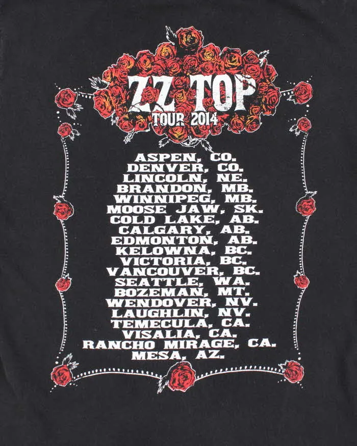 Vintage ZZ Top Tour 2014 T-shirt - L sold by Rokit product image thumbnail 4