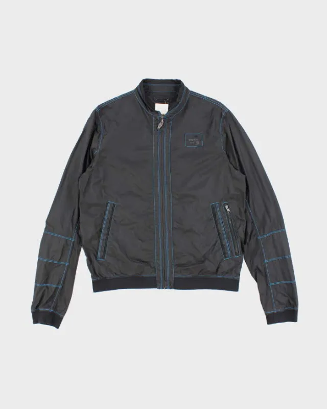 Vintage Y2K Diesel Lightweight Track Windbreaker Jacket - L sold by Rokit