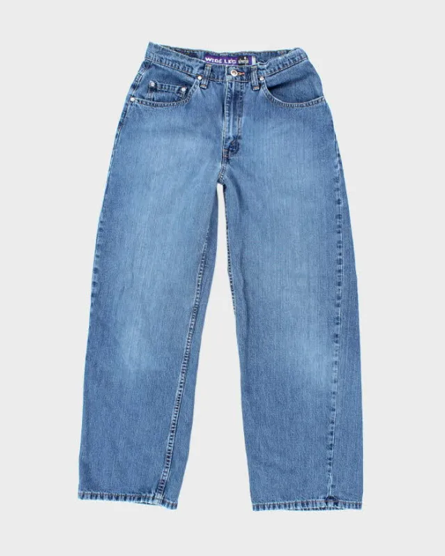 Vintage 90's Levi's Silver Tab Medium Wash Wide Leg Jeans - W28 L29 sold by Rokit