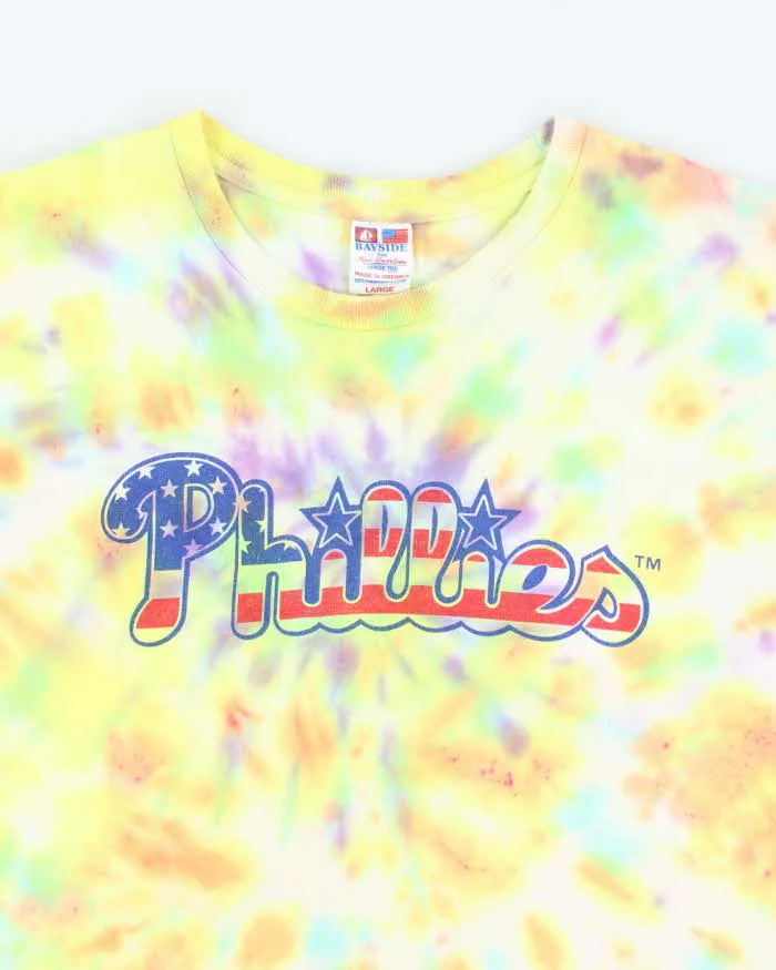 Vintage Phillies Tie-Dye T-shirt - L sold by Rokit product image thumbnail 3
