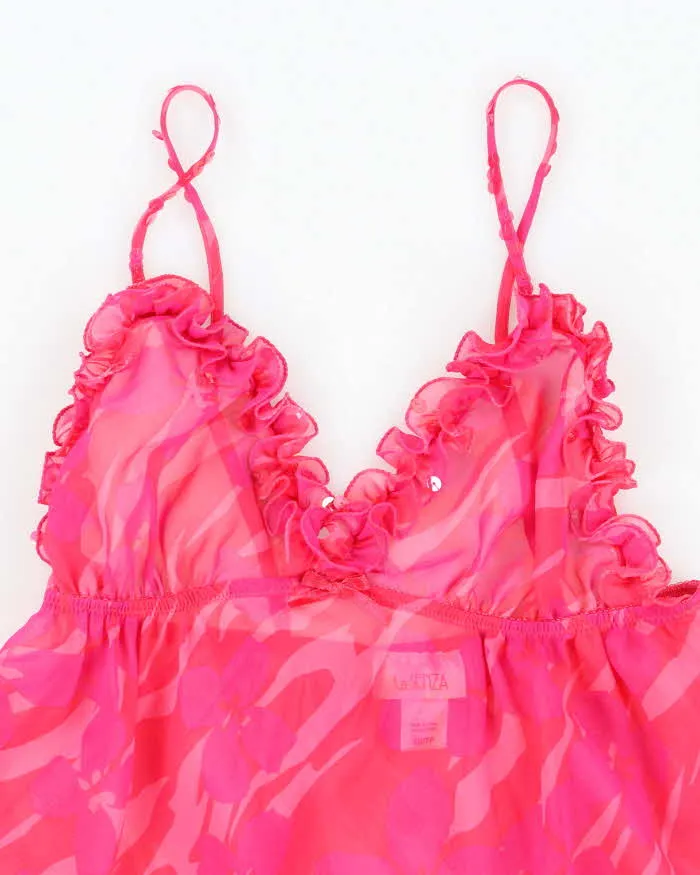 Vintage Y2k 00s La Senza Ruffle Mesh Cami - XS sold by Rokit product image thumbnail 3